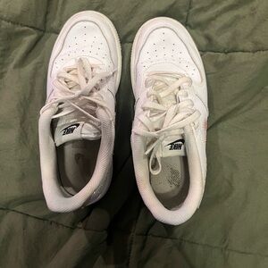 Nike Gray and White Athletic Shoes